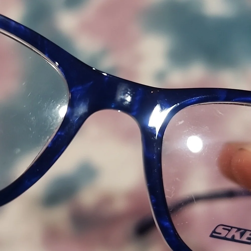SKECHERS - Cute Heart, Blue, Pink, and Silver, Kids Eyeglass Frames